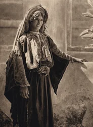 Fille de Ramallah (photo n/b)