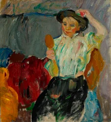 Danish : Lady with Hand Mirror Lady with Hand Mirror