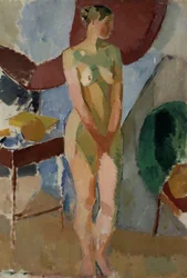 Nu féminin debout