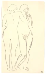 Deux modèles debout