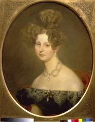 Portrait de la princesse Frederique Charlotte Marie de Wurtemberg