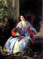 Portrait de la princesse Elizaveta Pavlovna Saltykova