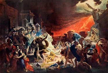 Destruction de Pompéi, 1833, 1939