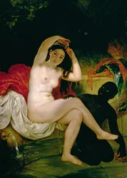 Bethsabée, ou Baigneuse avec un esclave noir