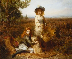 Parmi les Fougères, 1877