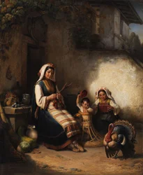 Scène de famille en Istrie