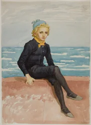 Eddie au bord de la mer
