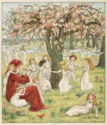 Comment leurs enfants ont été enlevés, de The Pied Piper of Hamelin, pub. 1888