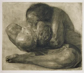 Femme avec un enfant mort. KL. 72