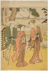 Acte huit : Le voyage nuptial (Michiyuki) de la pièce Chushingura (Trésor des quarante-sept fidèles)