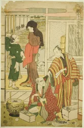 Acte dix : Amakawaya House de la pièce Kanadehon Chushingura