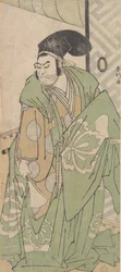 Le premier Nakamura Nakazo dans le rôle de Ko no Moronao, juin 1786
