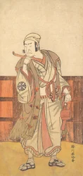 Le premier Nakamura Nakazo dans le rôle de Shimada no Hachizo, avril 1783