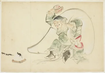 Daikoku, Dieu du bonheur, avec son maillet magique