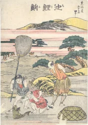 Chiryū, quarantième de la série Cinquante-trois stations du Tōkaidō