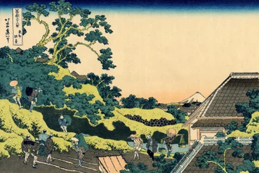 Mont Fuji depuis le col de Mishima, Edo, vers 1830
