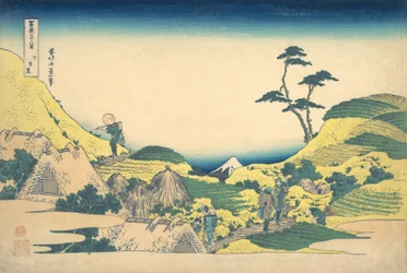 Shimo Meguro, de la série Trente-six vues du mont Fuji, ca. 1830-32