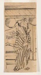 Matsumoto Koshiro en tant que Tsurigane no Mibu, 1788-92 (gravure sur bois)