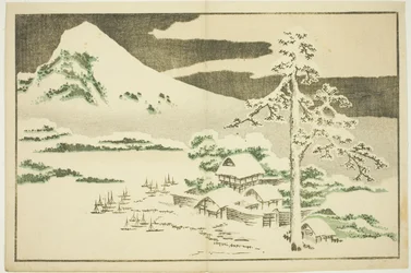 Mont Fuji en hiver, du Livre d
