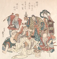Sept dieux de la bonne fortune, 1808-27