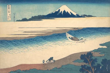 Rivière Tama dans la province de Musashi, de la série Trente-six vues de..., vers 1830-32
