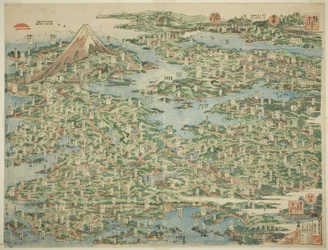 Les Lieux Célèbres du Tokaido en Une Vue