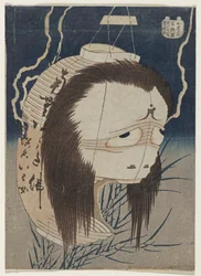 Le fantôme de la lanterne, Iwa, vers 1831-1832