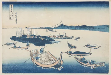 Tsukuda-jima [à Edo] dans la province de Musashi