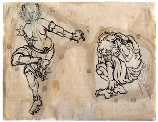 Deux démons Oni, 1830-1839