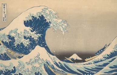Sous la vague au large de Kanagawa, également connue sous le nom de La Grande Vague, vers 1830-32