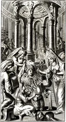 La fontaine fantastique qui donne le goût du vin à ceux qui en boivent (Rabelais)