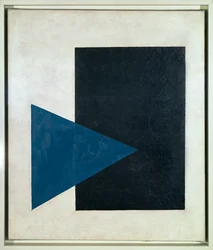 Carré noir, triangle bleu