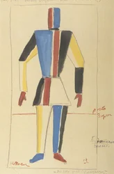 Homme fort futuriste. Conception de costume pour l