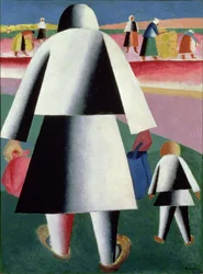 À la moisson, Martha et Vanka, 1928
