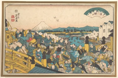 Lueur du soir à Nihonbashi