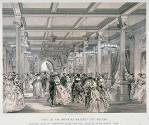 Réception pour le sultan de Turquie, Guildhall, City de Londres, 1867