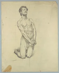 Étude de figure pour "La Tentation de Saint Antoine"