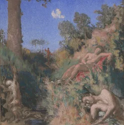 Baigneurs, vers 1903