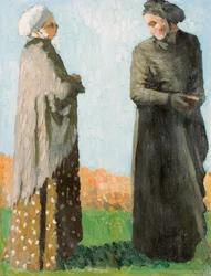 Paysans en tenue du dimanche, 1890