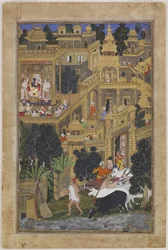 Le Seigneur Krishna dans la Ville d
