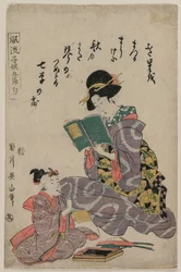 Fille lisant un livre, 1787-1867