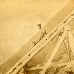 Descente, chemin de fer du Mont Washington, vers 1900