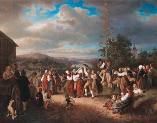 Danse de la Saint-Jean à Raettvik