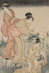 Attraper des Lucioles sous un Saule (droite)