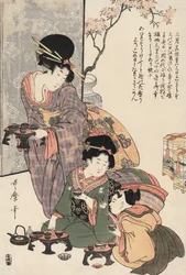 Festival des filles par Kitagawa Utamaro