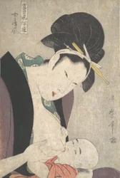 Mère et enfant, vers 1790
