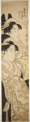 Les courtisanes Shizuka et Akashi du Tamaya