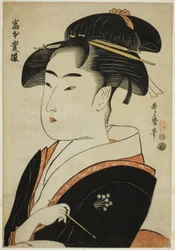 Tomimoto Toyohina, de la série "Beautés célèbres d