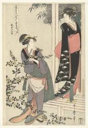 Deux femmes près d