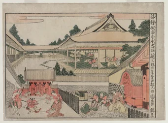 Chushingura : Acte III (de la série Images en perspective pour La maison du trésor de la loyauté)